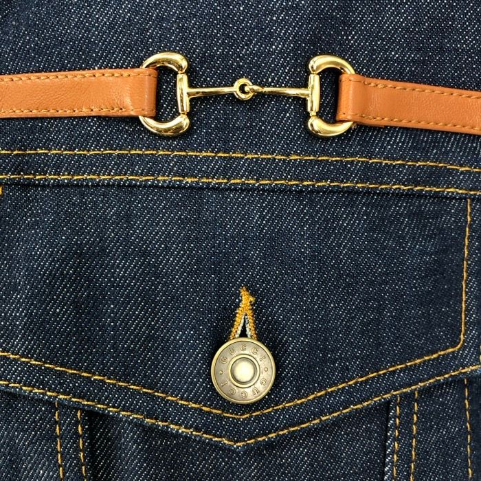 GUCCI グッチ ホースビット デニムジャケット コットン