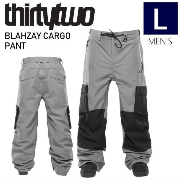 24-25 THIRTYTWO BLAHZAY CARGO PNT CHARCOAL Lサイズ メンズ スノーボード スノボウェア パンツ PANT 型落ち 日本 ◎