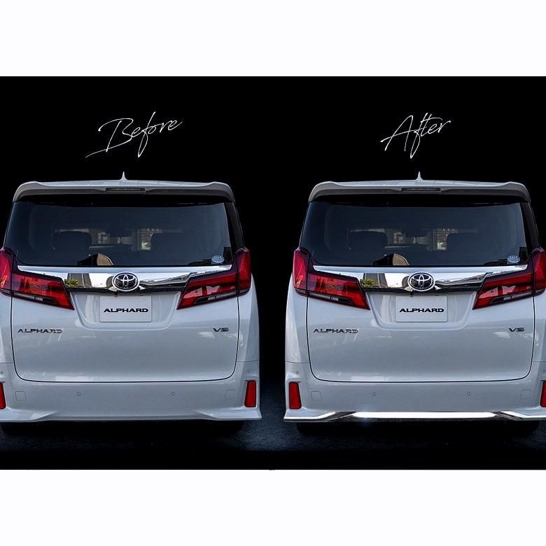 アルファード ヴェルファイア 30系 前期 後期 エアログレード車 リアバンパーガーニッシュ シェアスタイル カスタム パーツ USTAUSTRALIA_COM_AU