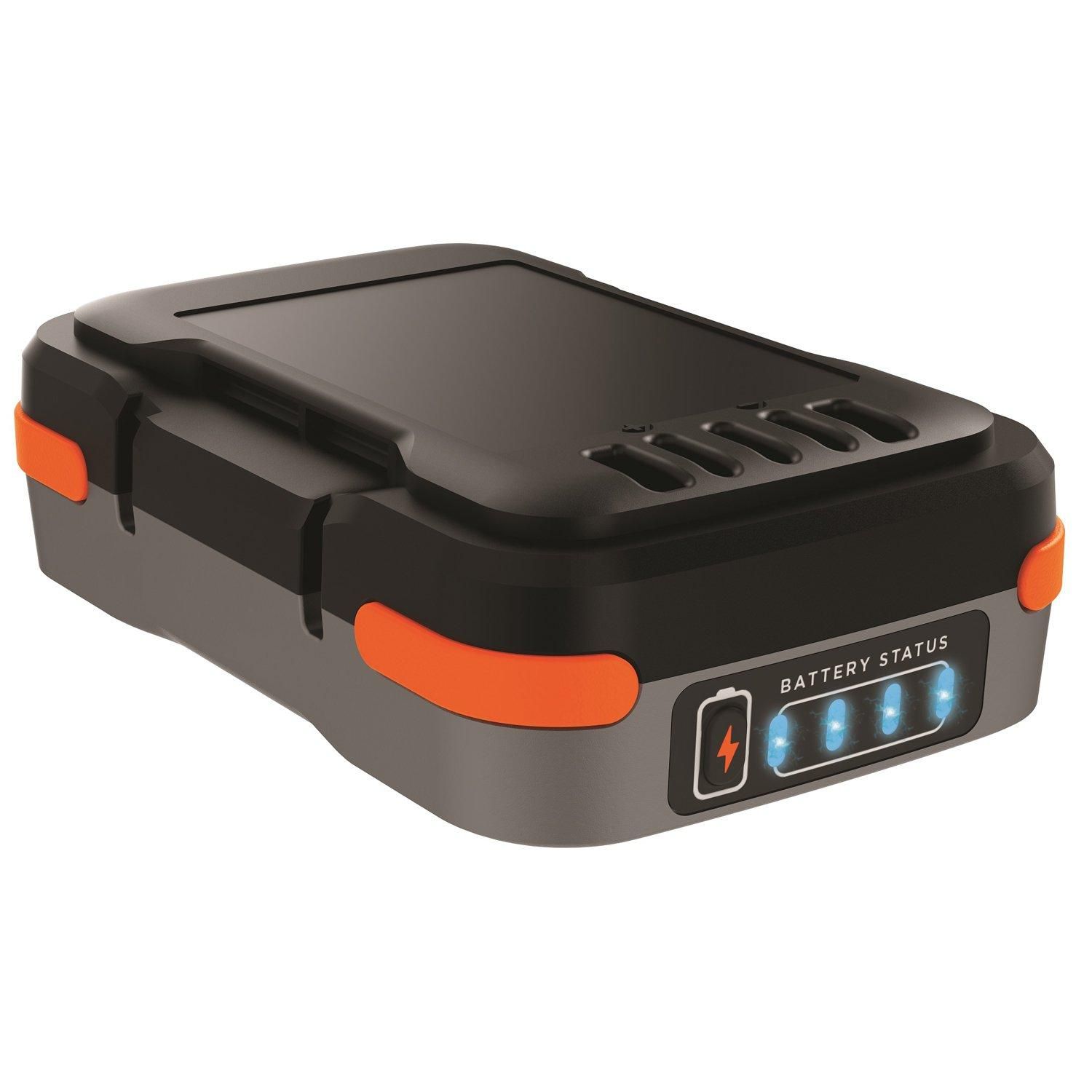 2営業日で発送 Black - Decker GoPak 充電池 USBケーブル ACアダプタ付き BDCB12UC-JP