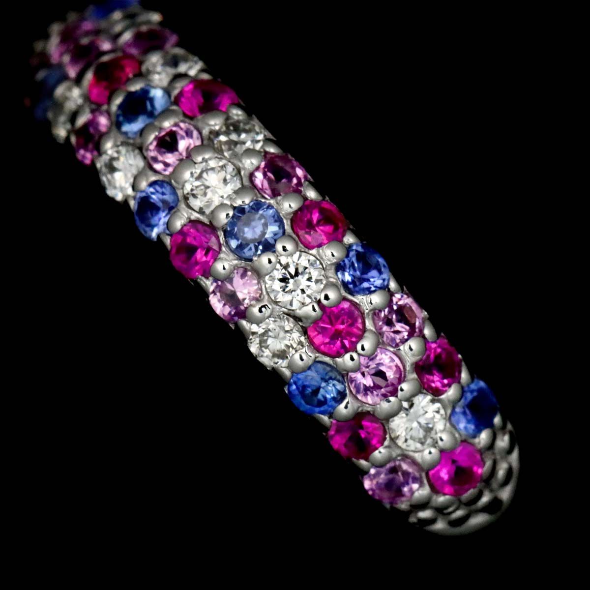 ポンテヴェキオ Ponte Vecchio 3号 リング サファイヤ 0.34ct ダイヤ  