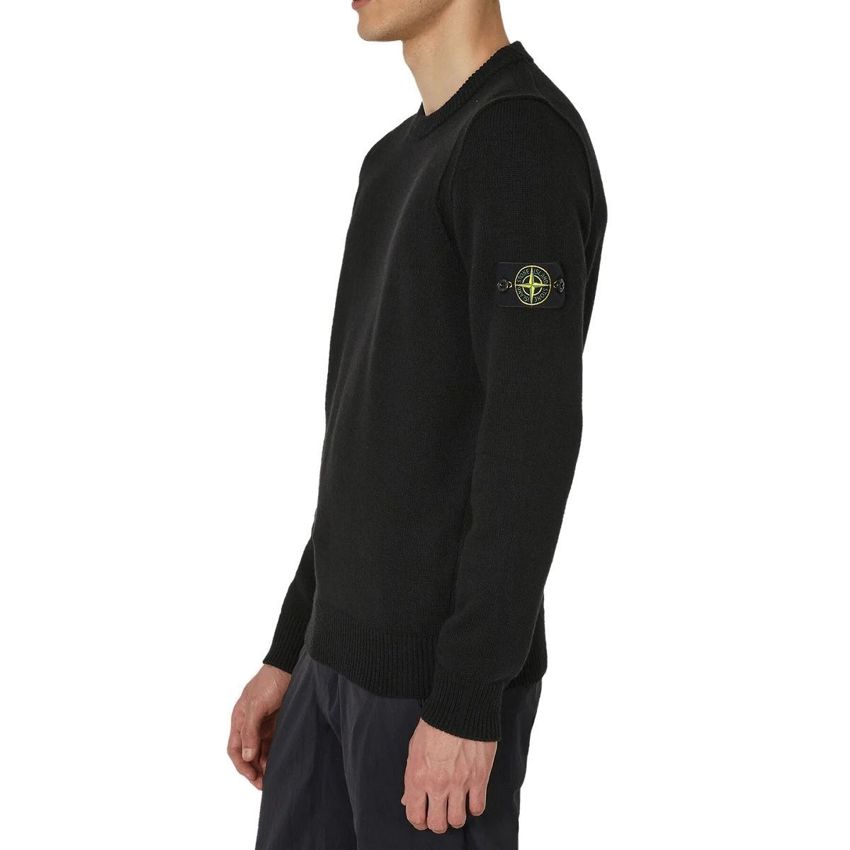 18 STONE ISLAND ストーンアイランド 7915508A3 A0029 ブラック ニット