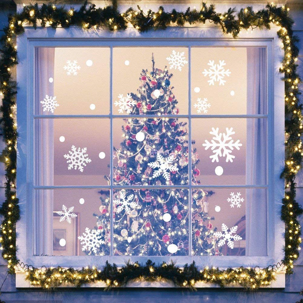 クリスマス ウォールステッカー 窓ステッカー 35ｘ50cm 4枚セット クリスマス ウォールステッカー 窓ステッカー 35x50cm 4枚セット