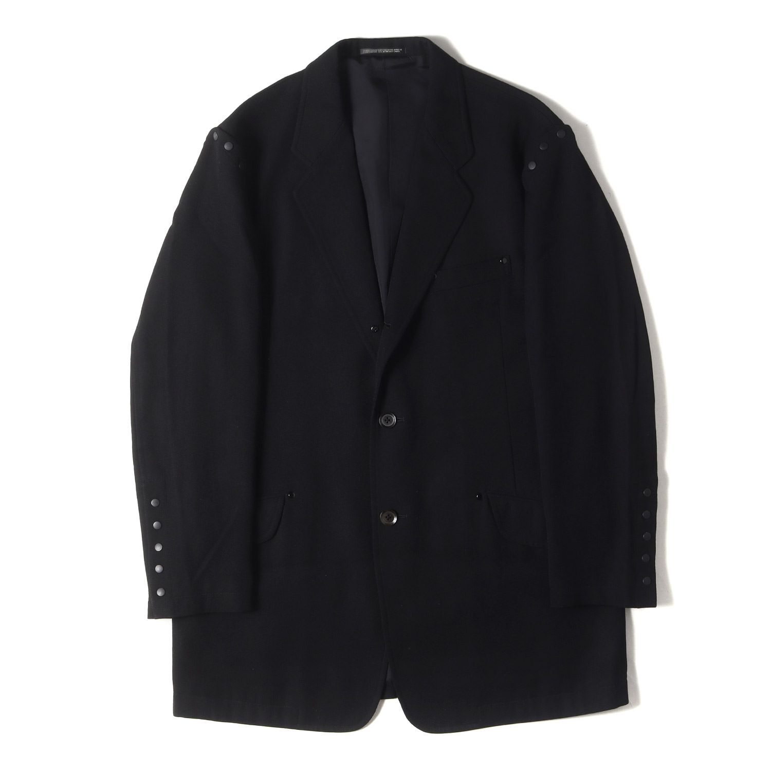 Y's for men 05AW ヨウジヤマモト ウールギャバブルゾン ブラック