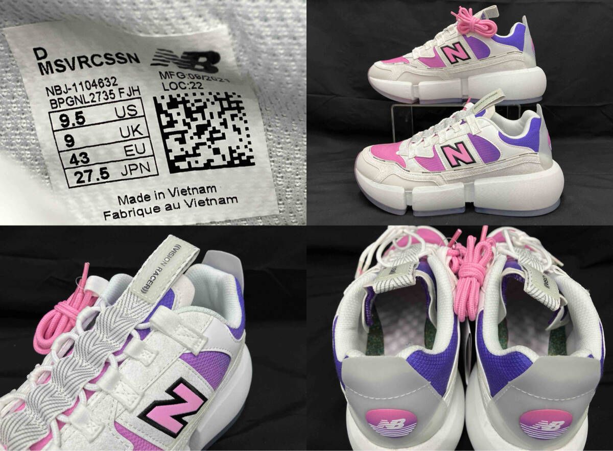 ニューバランス スニーカー Vision Racer 未使用スニーカー27.5 未使用品▽NEW BALANCE JADEN SMITH ニューバランス ジェイデン