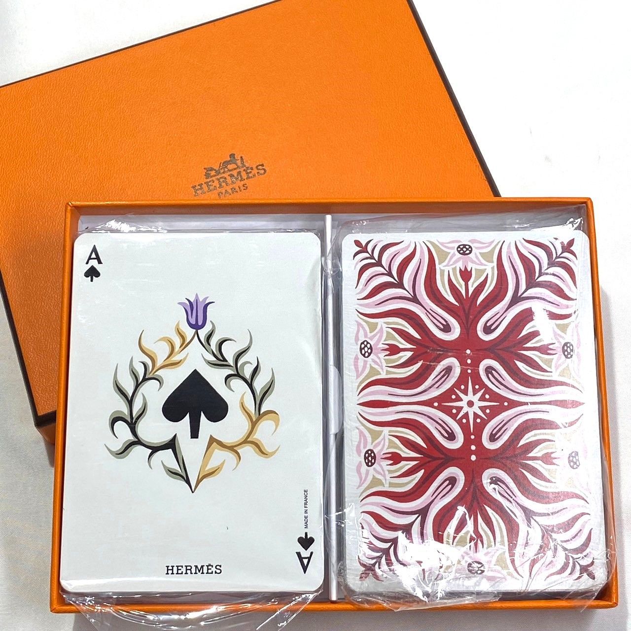 2137　Hermès エルメス トランプカードセット　訳あり未使用品