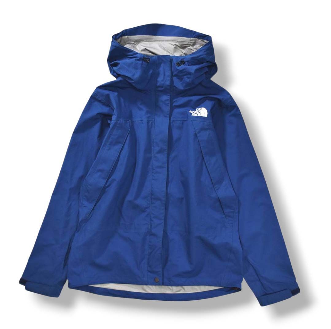ノースフェイス THE NORTH FACE レインテックス エアロ リップストップ ナイロン ジャケット ジャンパー ジップ パーカー M ブルー レディース ♪