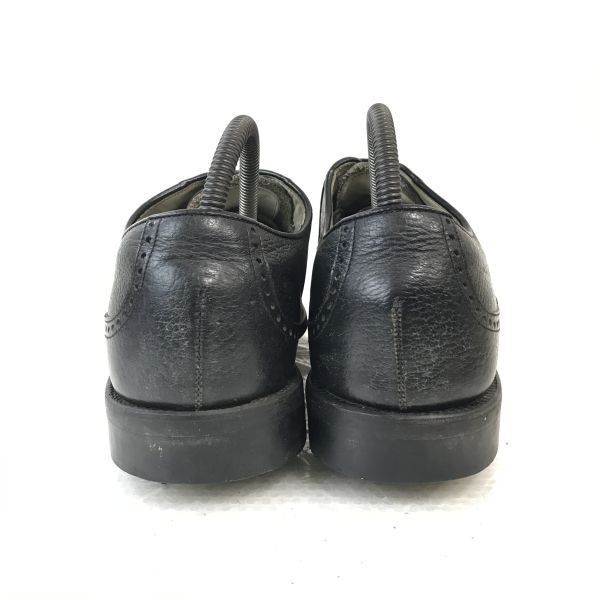 80s-90s?/Vintage★MUNSING WEAR/マンシングウェア★スチールスパイク/ゴルフシューズ【25.5/黒/BLACK】日本製/フルブローグ/ウイングチップ◆bH-164 80s-90s?/Vintage☆MUNSING WEAR/マンシングウェア☆スチールスパイク