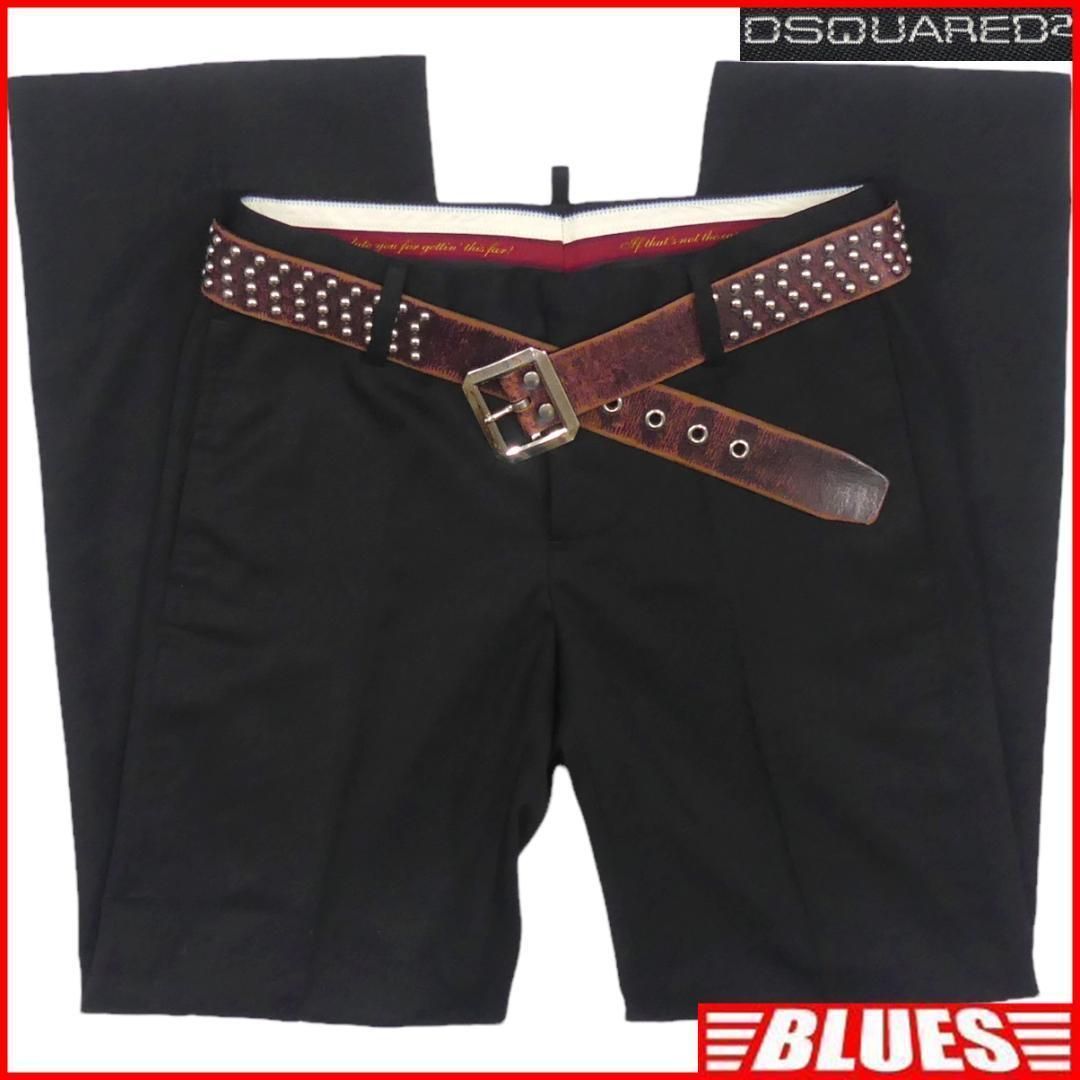 イタリア製 DSQUARED2 ディースクエアード パンツ メンズ黒NR2598 イタリア製 DSQUARED2 ディースクエアード パンツ メンズ黒NR2598