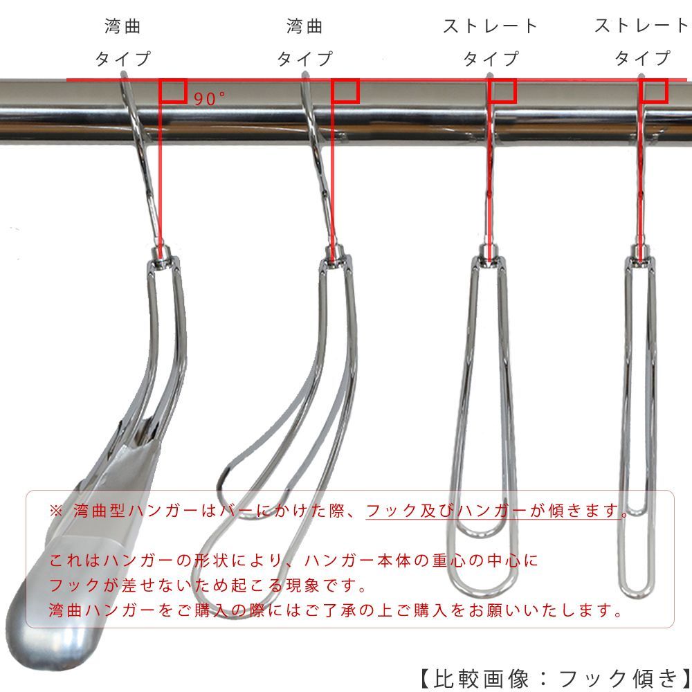 ハンガー シャツ用/TSW-1368R-BN-38 アンティークゴールド/5本セット