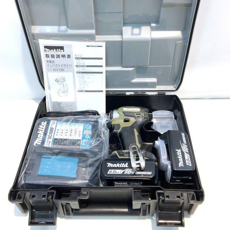 未使用マキタ18V純正セット品TD173DRGXOインパクトドライバー 未使用マキタ18V純正セット品TD173DRGXOインパクトドライバー
