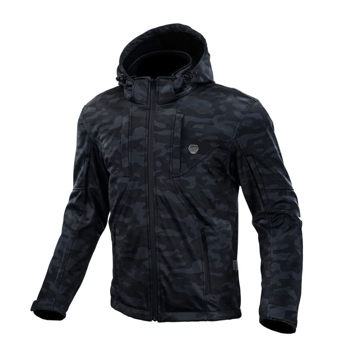 5営業日で発送 コミネ JK-6022 Protect Softshell System Parka 07-6022 Black Camo L