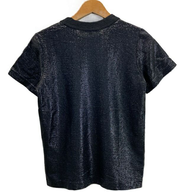 JUNYA WATANABE COMME des GARCONS カットソー 半袖 トップス クルーネック ナイロン ラメ JT-T059 AD2007 日本製 ドメスティック 古着