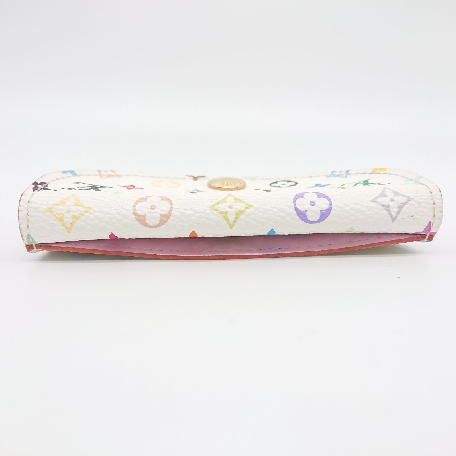 【微美品】LOUIS VUITTON　マルチカラー　名刺入れ　アンヴェロップ 美品】LOUIS VUITTON ルイヴィトン マルチカラー 名刺入れ