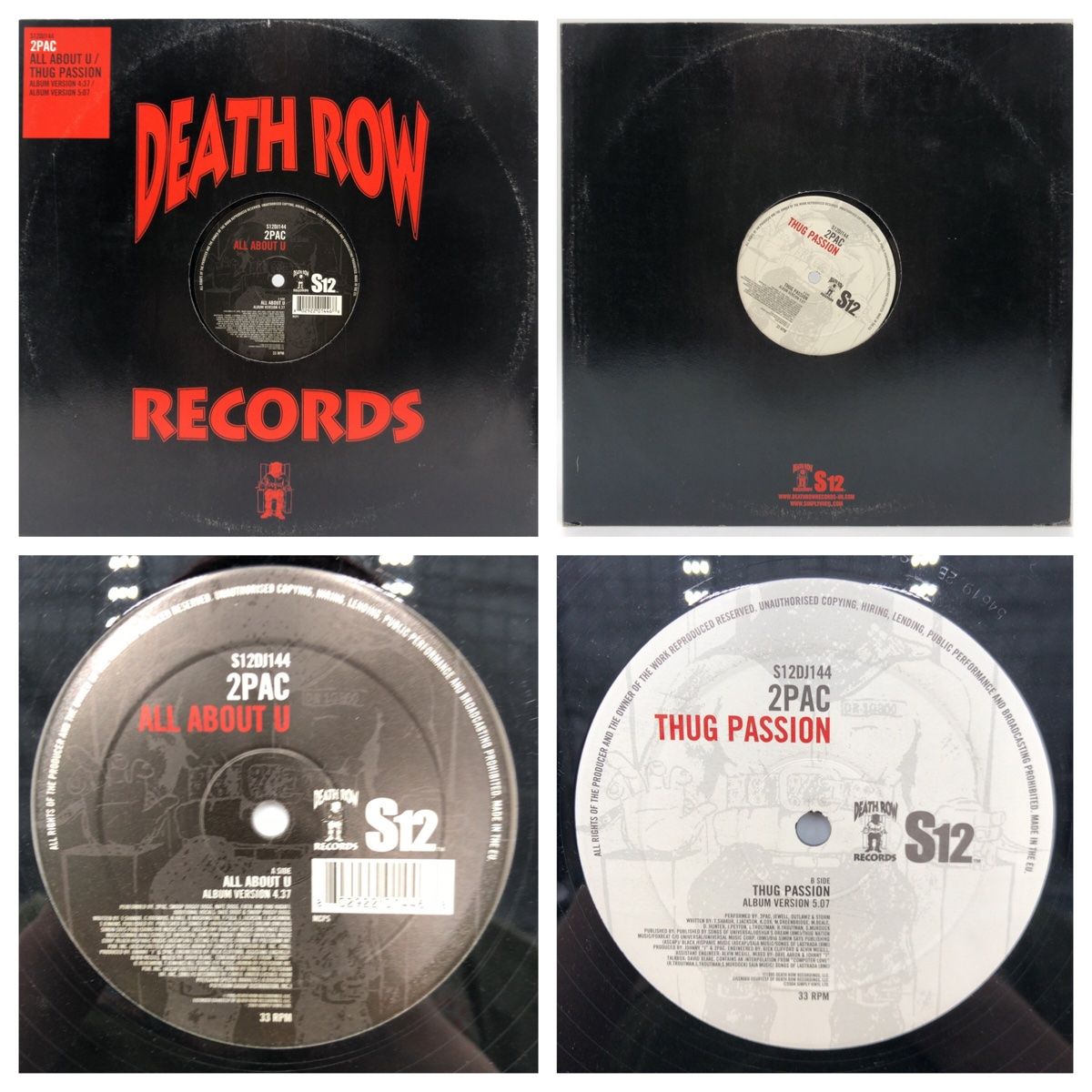 2Pac レコードセット 新品2Pac LIFE Part 2 & THUG Part 1 レコード