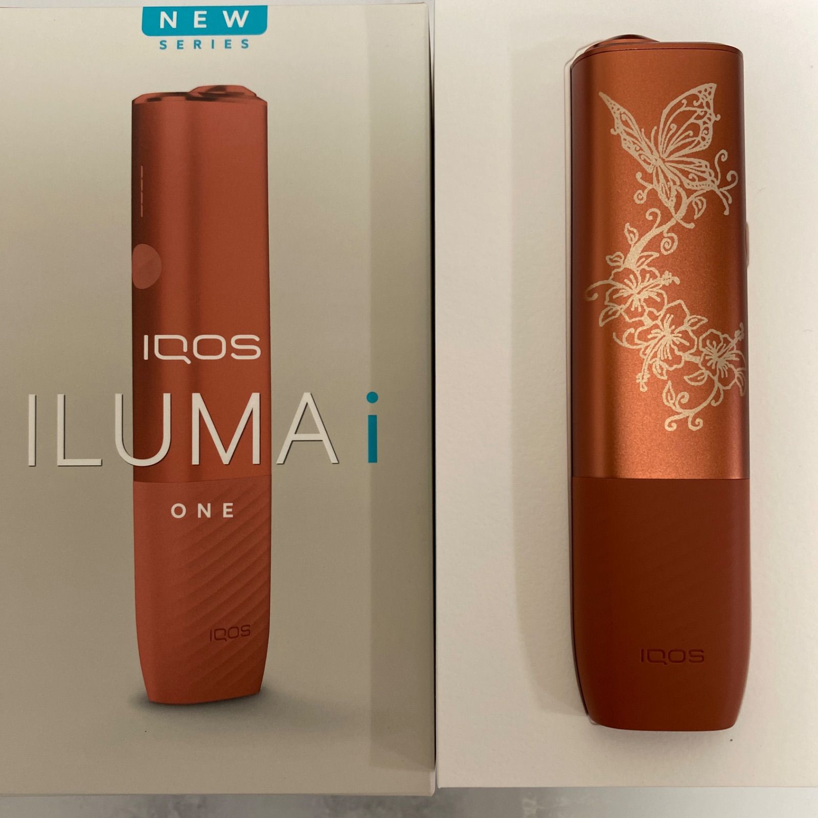 アゲハ蝶 デザイン レーザー加工 iQOS ILUMA i ONE アイコス イルマ i 
