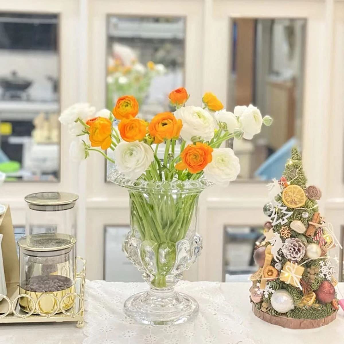 ジェラートピケ gelato pique 中花柄カップインプルオーバー