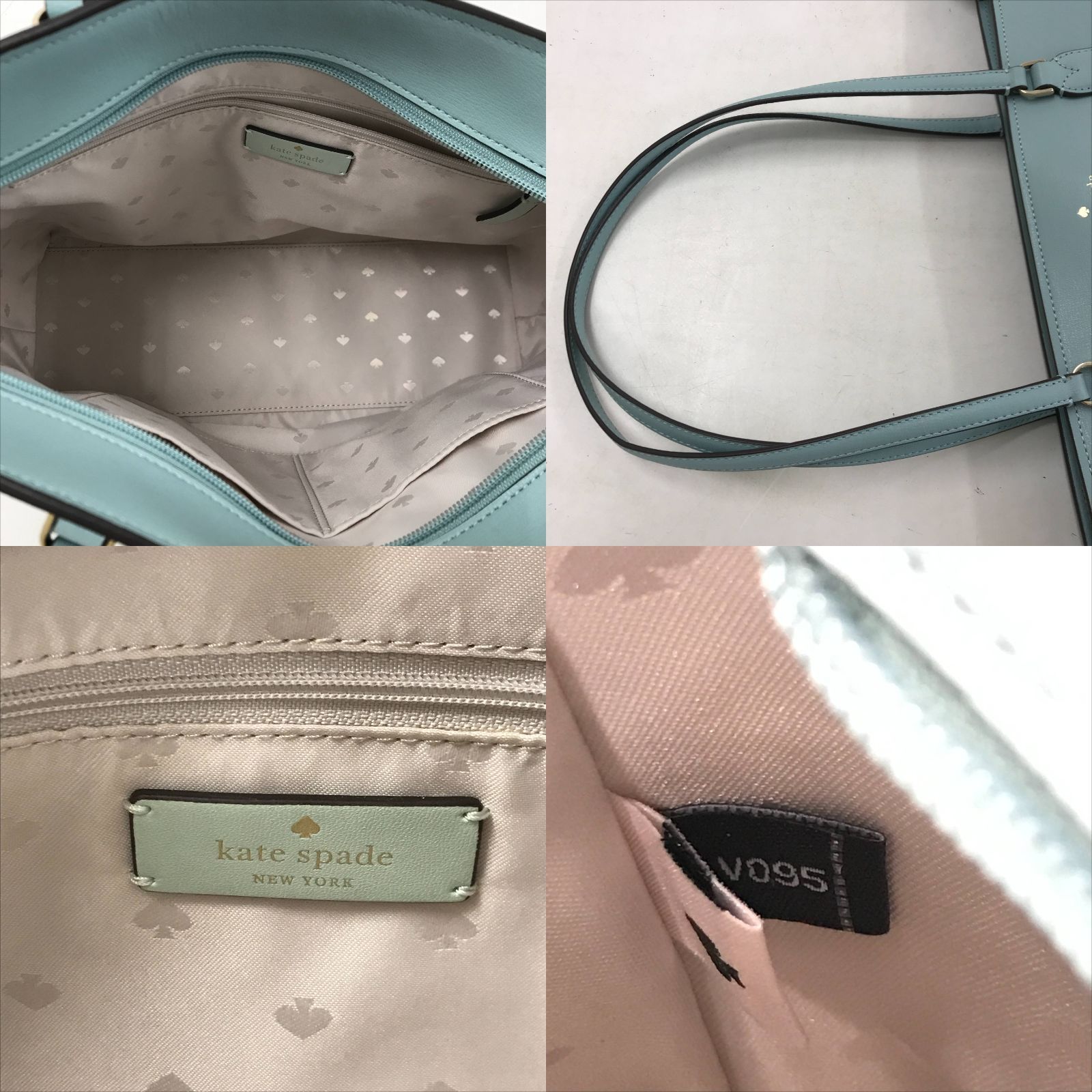 02m1942 kate spade ケイトスペード 2点セット レザー トートバッグ 