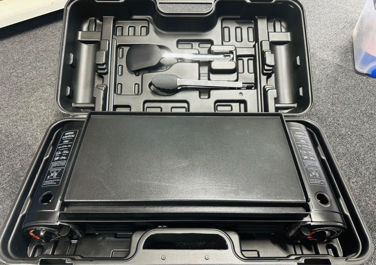 バーバキューなどのアウトドアや車中泊などにも 持ち運びケース付き