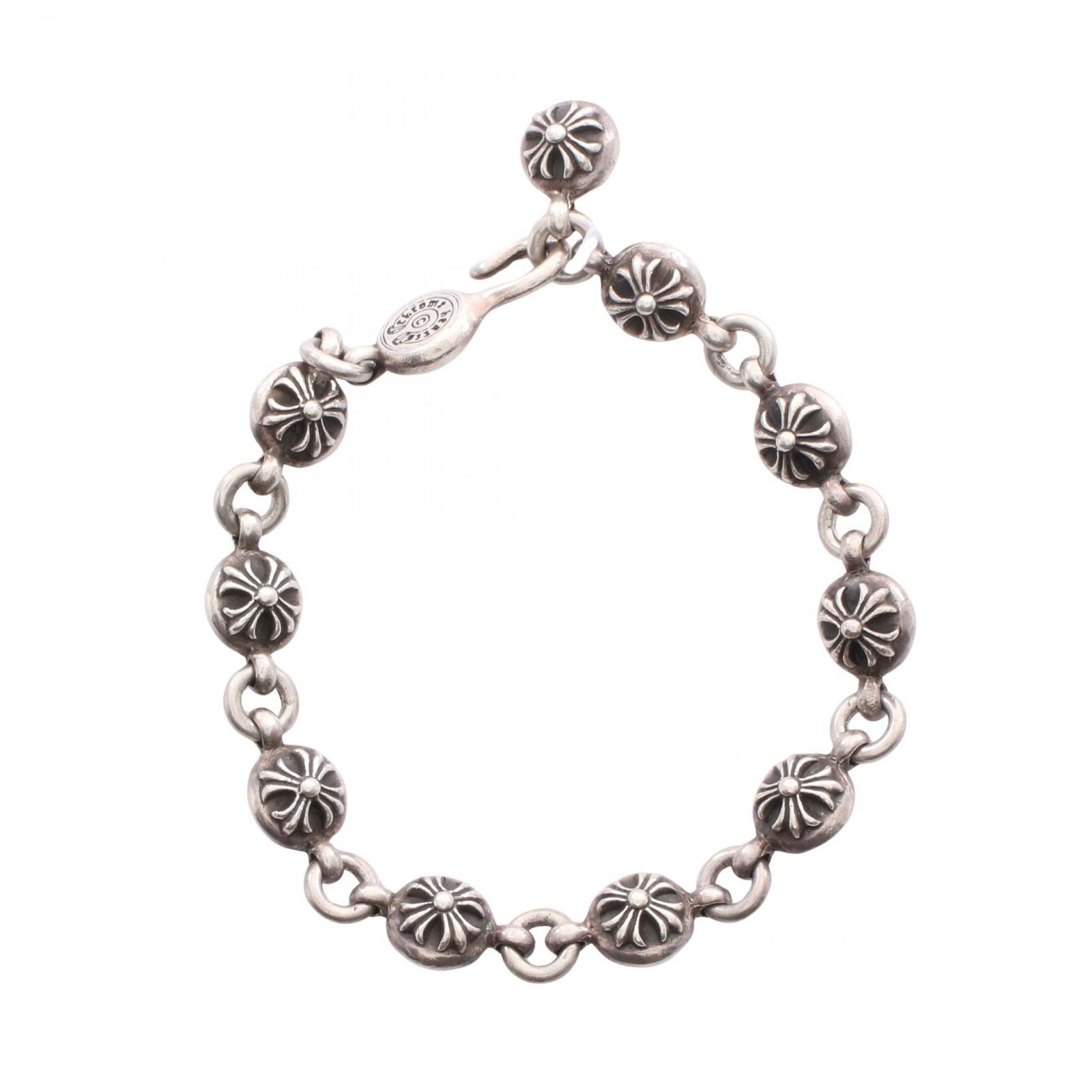 クロムハーツ CHROME HEARTS ブレスレット クロスボール シルバー925 