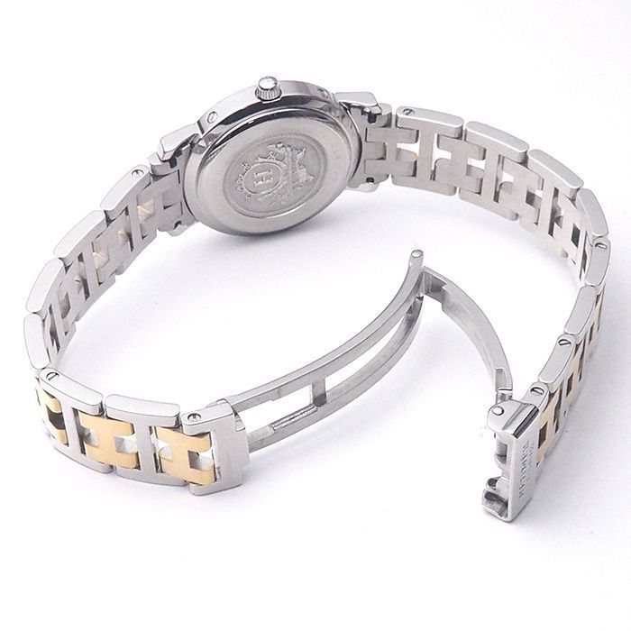 エルメス HERMES クリッパー CL4.220 クオーツ 仕上/電池交換済 - メルカリ