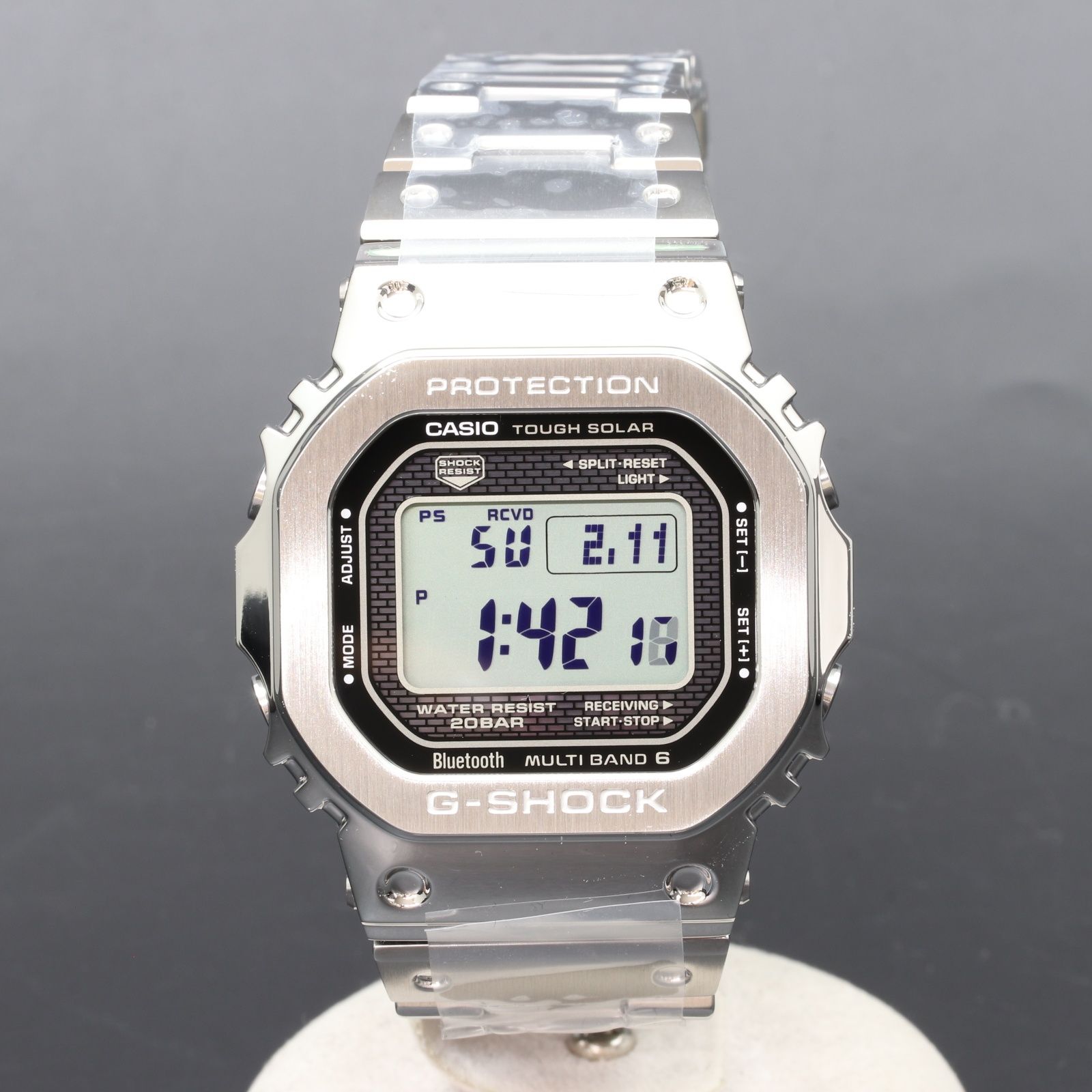 ITRIEUZHWMYG 新品 未使用 CASIO カシオ G-SHOCK Gショック GMW-B5000D-1JF フルメタル 電波ソーラー メンズ  腕時計 - メルカリ