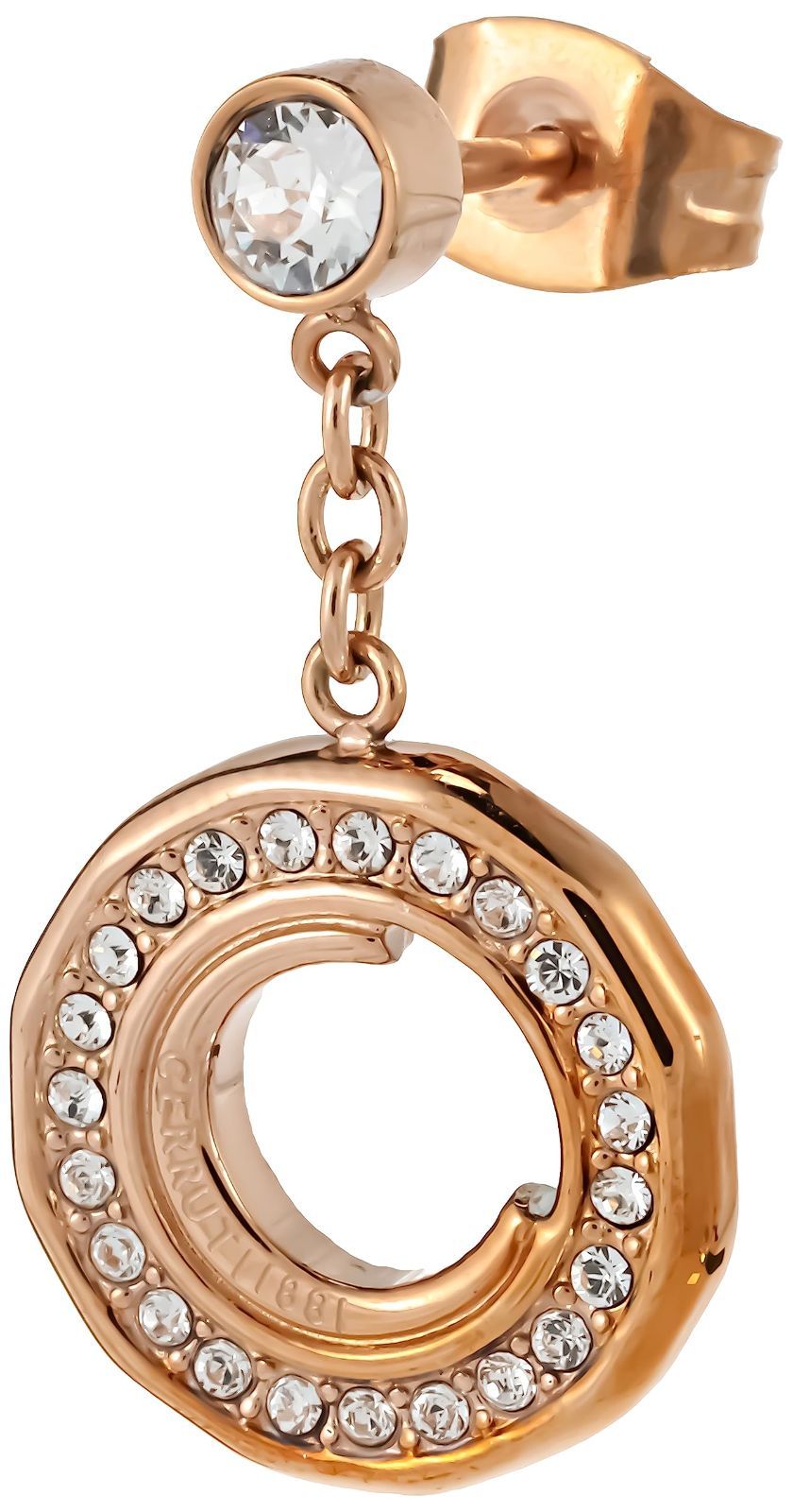 在庫 CERRUTI 1881 ステンレス ピアス C E085SR