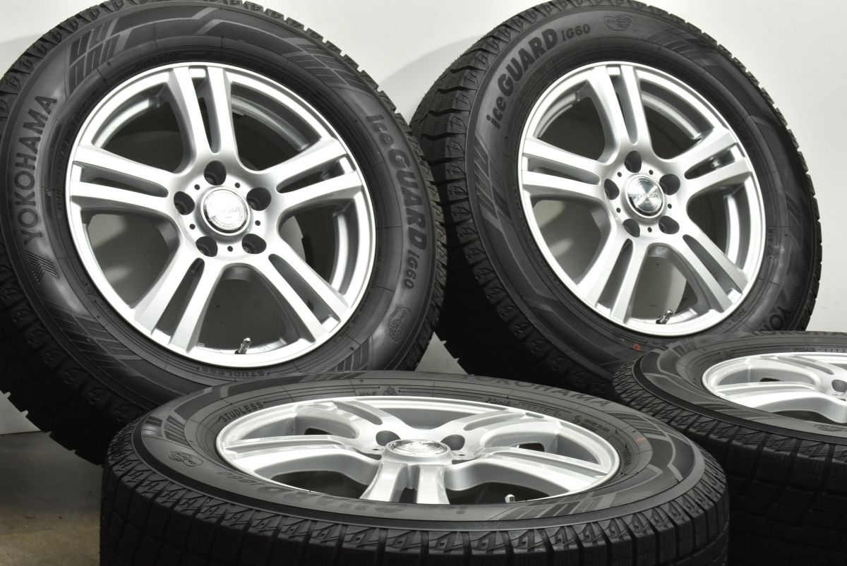 交換用に ジョーカー 16in 6.5J 40 PCD114.3 ヨコハマ アイスガード iG60 215|65R16 アルファード カローラクロス エルグランド