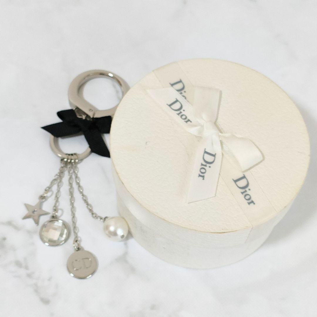 Christian Dior リボン バッグチャーム キーホルダー キーリング Christian Dior リボン バッグチャーム キーホルダー キーリング