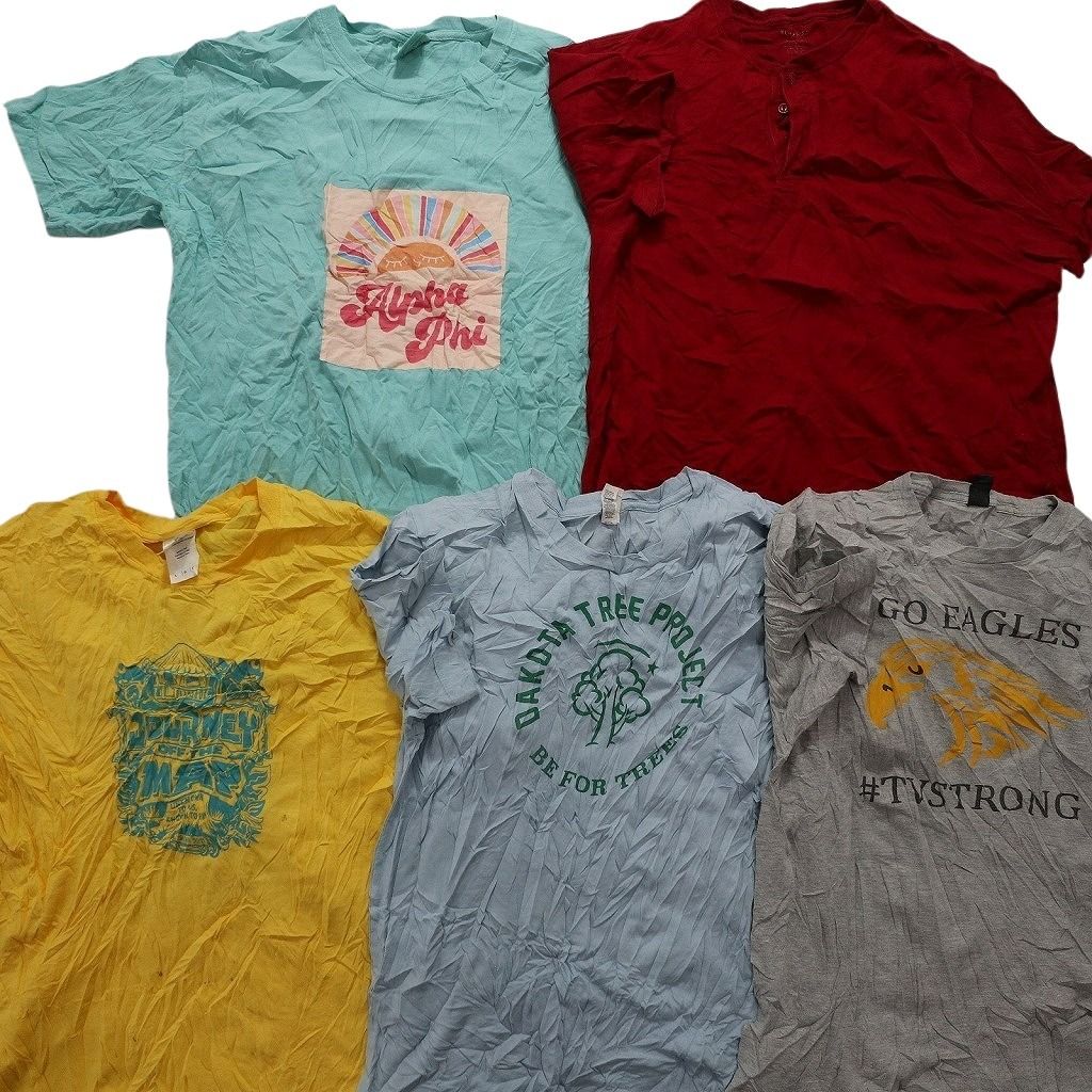 品質保証，定番 古着卸 まとめ売り カラーmix プリント 半袖Tシャツ 20