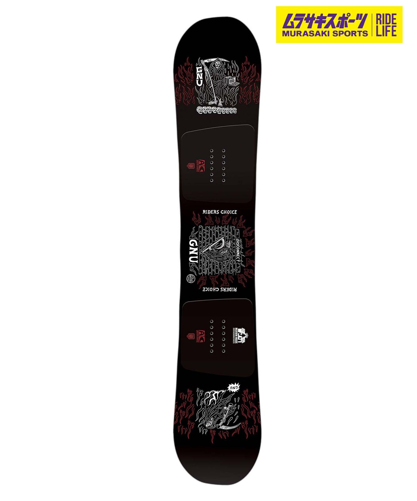 【ムラスポ公式】新品 GNU グヌー スノーボード 板 メンズ RIDERS CHOICE ムラサキスポーツ 24-25モデル LL A26