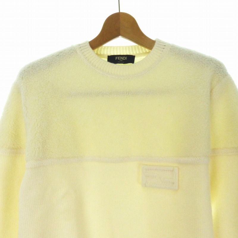 フェンディ FENDI FZX122 AM6D FFロゴニット 48 白 - メルカリ