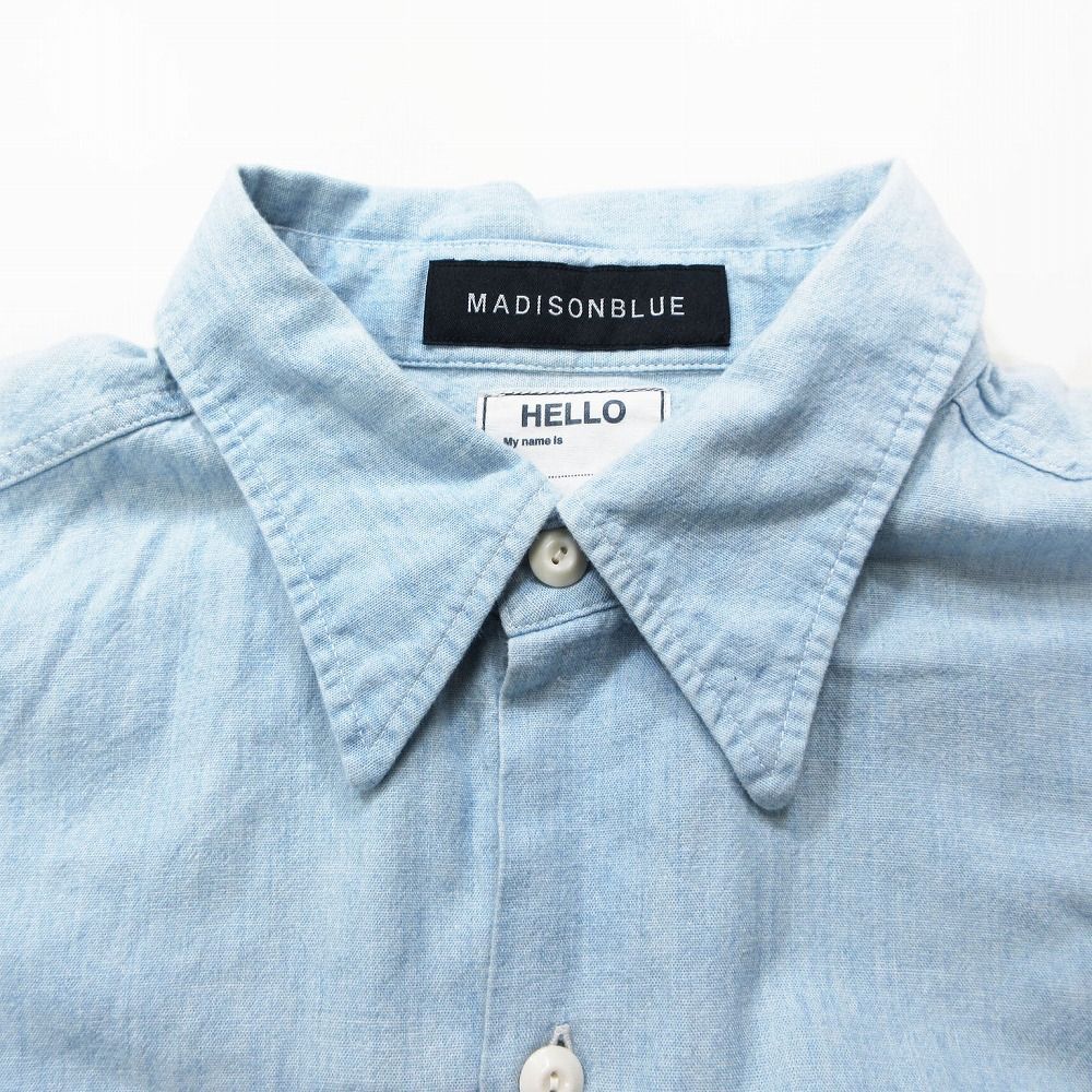 マディソンブルー MADISONBLUE ハンプトン シャンブレー シャツ