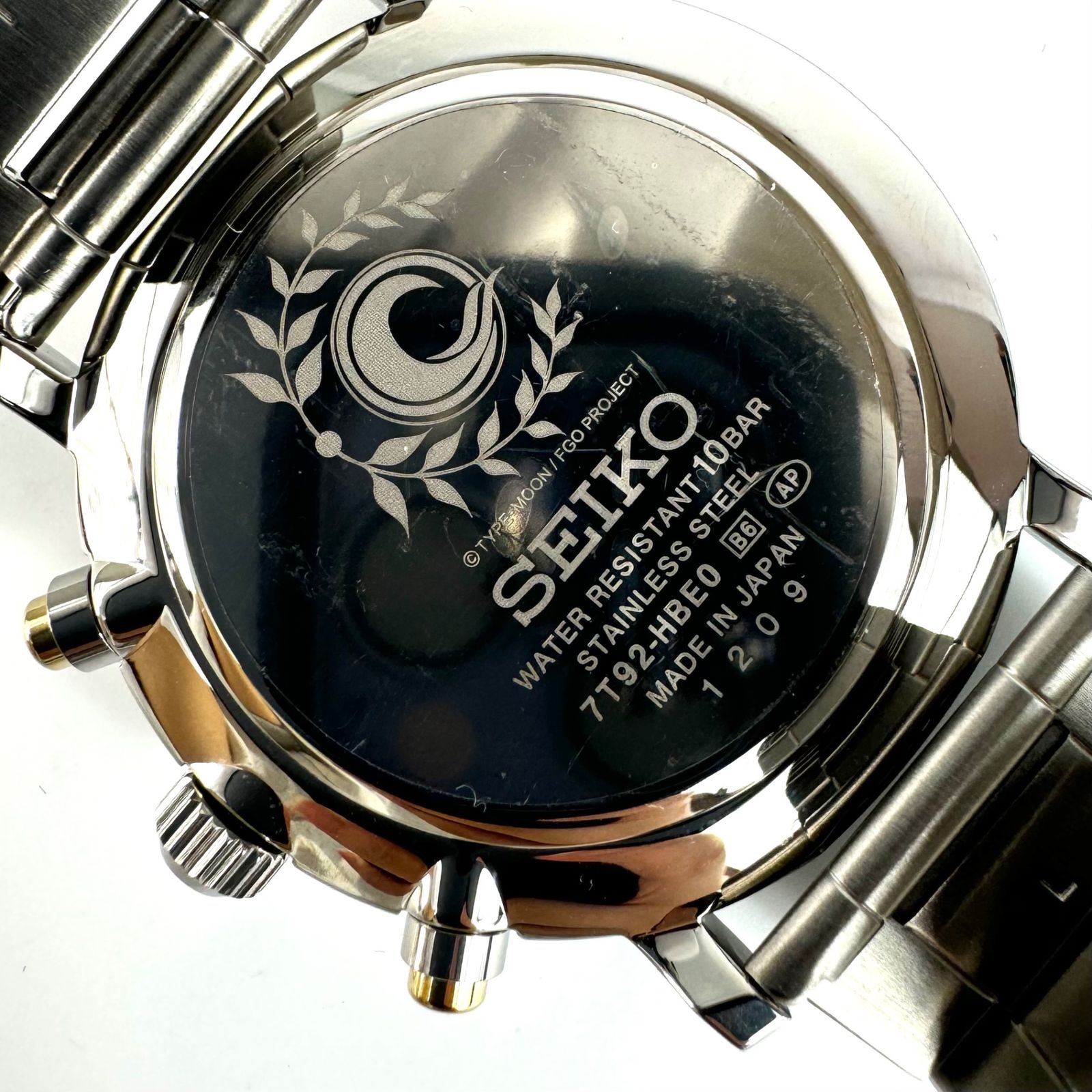 美品】セイコー SEIKO SZER053 7T92-HBE0 Fate/Grand Orderコラボ セイバー/アルトリア・ペンドラゴンモデル  クォーツ 青 クロノグラフ デイト表示 - メルカリ