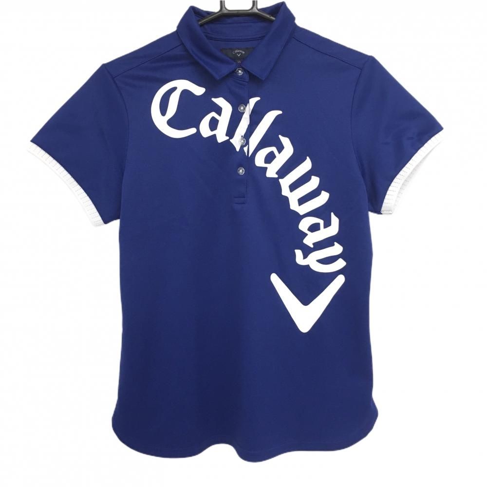 Callaway/キャロウェイ ゴルフ ポロシャツ【ネイビー/LL】美品！ 美品