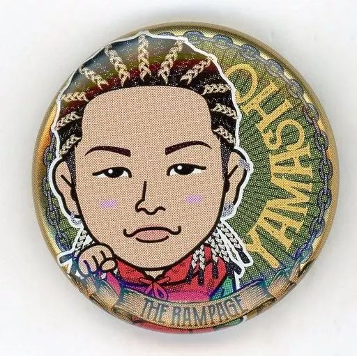 中古】バッジ・ピンズ(男性) 山本彰吾(イラスト) 缶バッジ 「THE