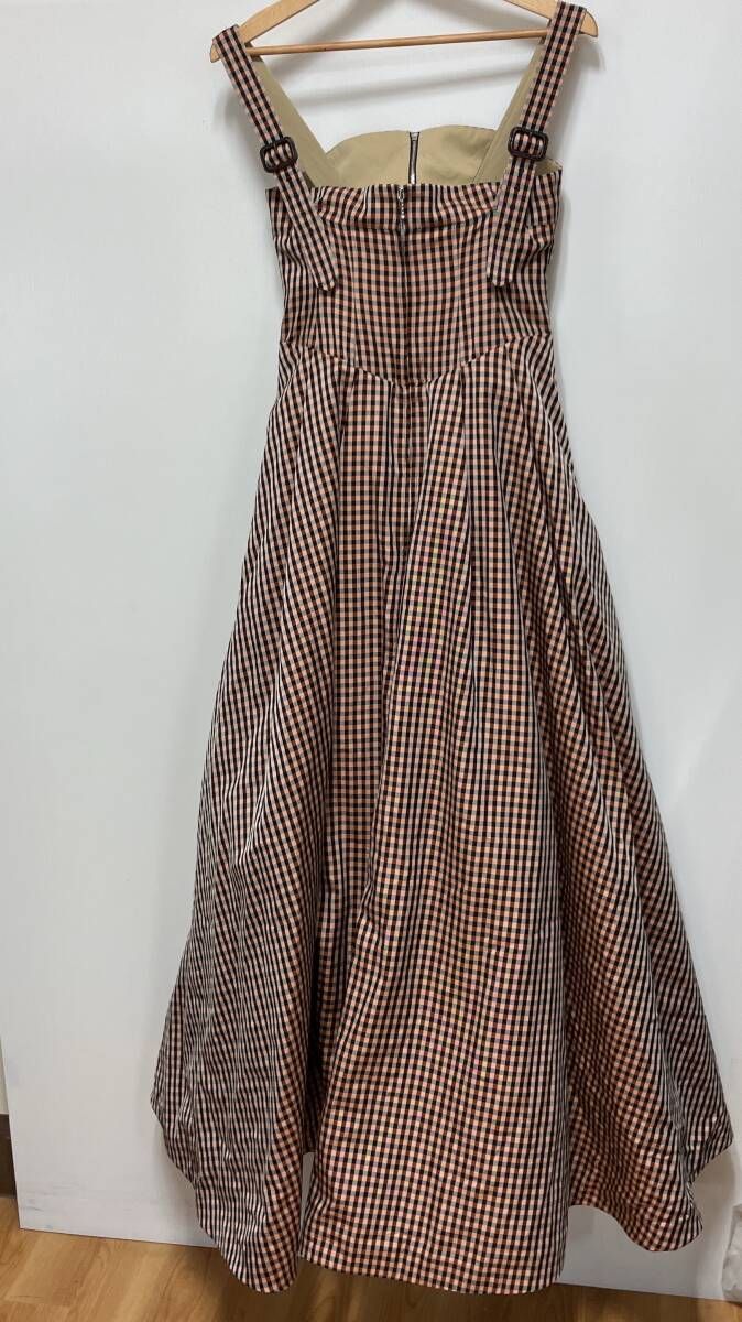 beautiful people ビューティフルピープル ノースリーブ ワンピース 先染めチェック 36