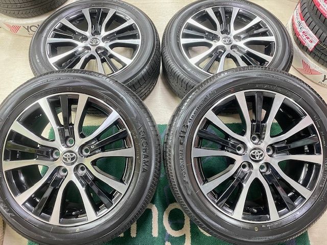 50エスティマ純正中古タイヤホイール4本セット！17インチ 7J+50 PCD114