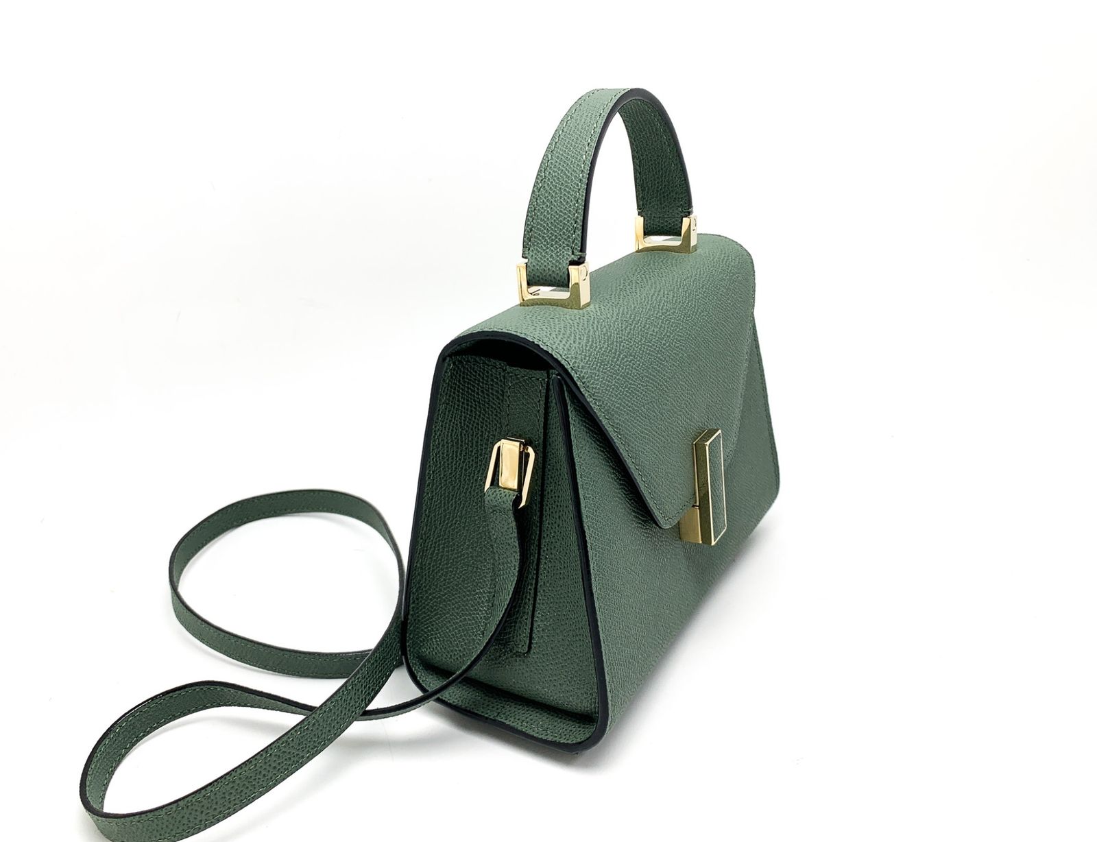 ★極美品未使用級★ヴァレクストラ ハンドバッグ 2way グリーン 型押し 楽天市場】Valextra ヴァレクストラ ハンドバッグ ISIDE MICRO