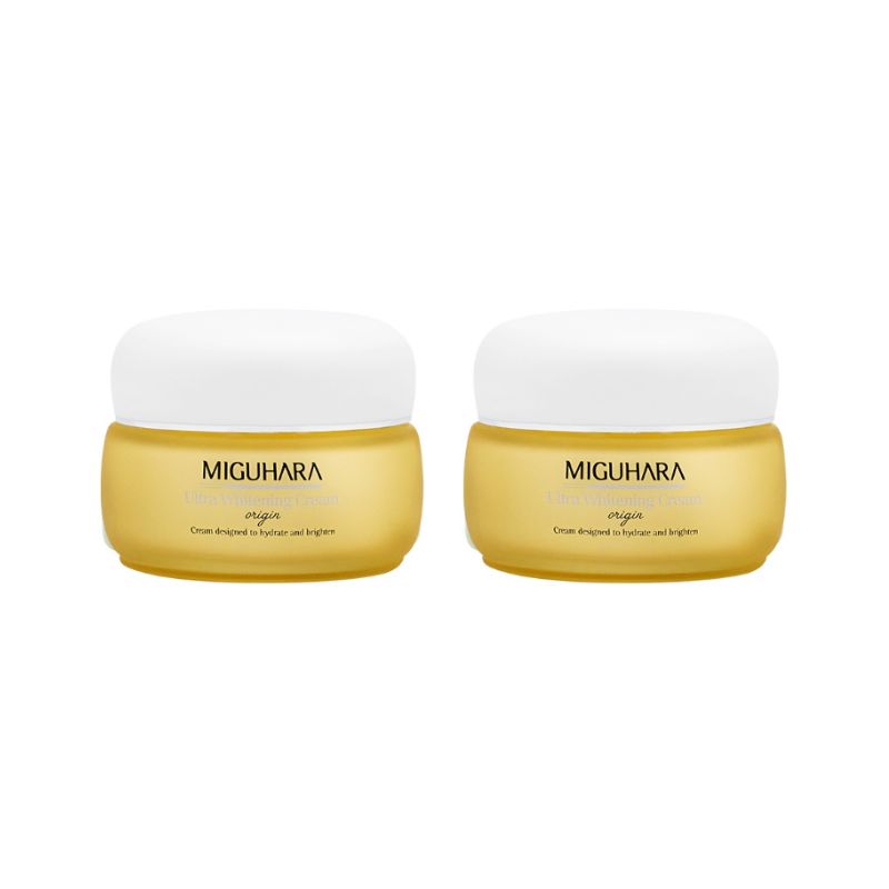 MIGUHARA　ミグハラ　ウルトラホワイトニングクリーム　オリジン　50ml　2個セット　『フェイスクリーム』　［8809551736206-2p］