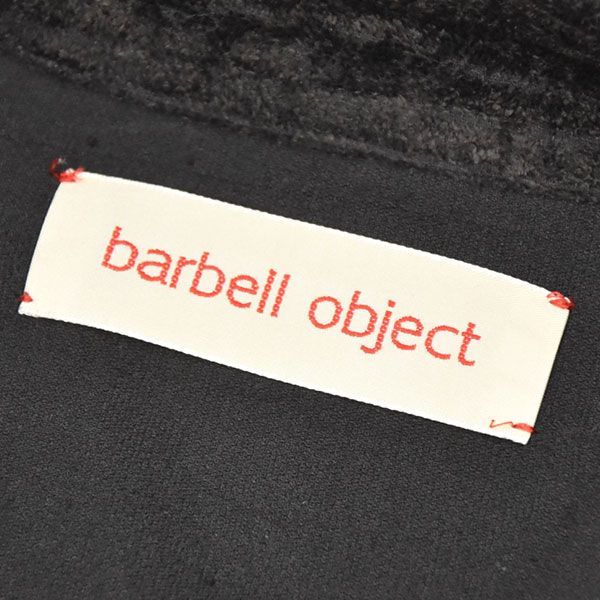 barbell object john 別注 velveteen zip po barbell object john 別注 velveteen zip po