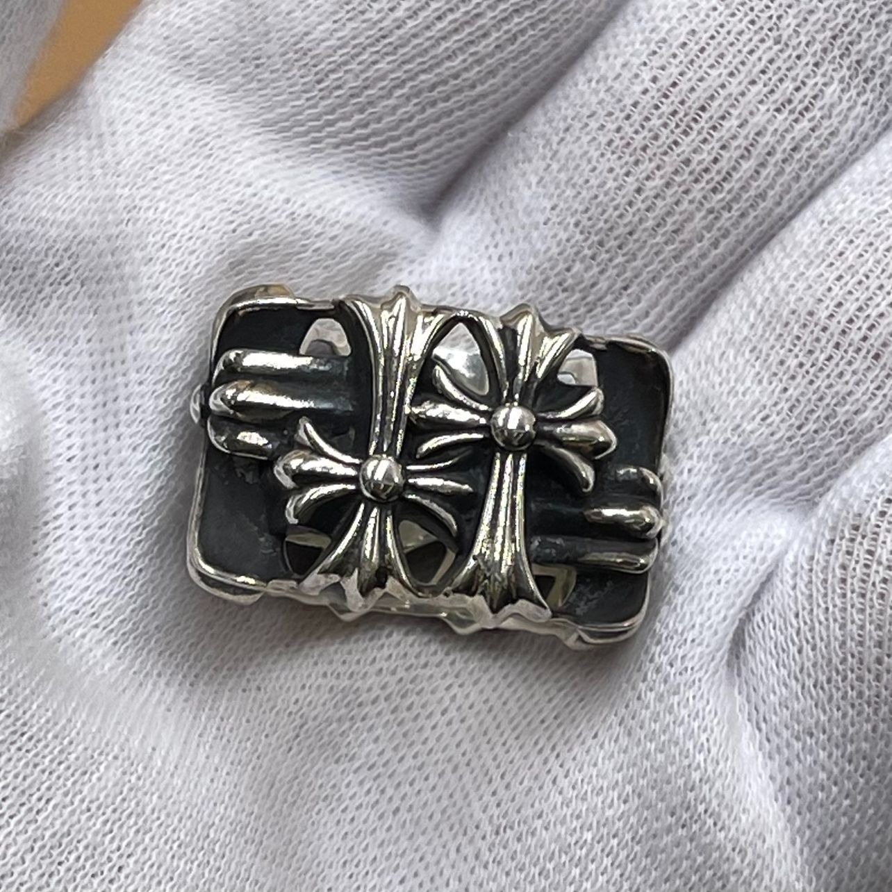 クロムハーツセメタリークロスリング 19号 楽天市場】クロムハーツ【CHROMEHEARTS】セメタリークロスリング/約19