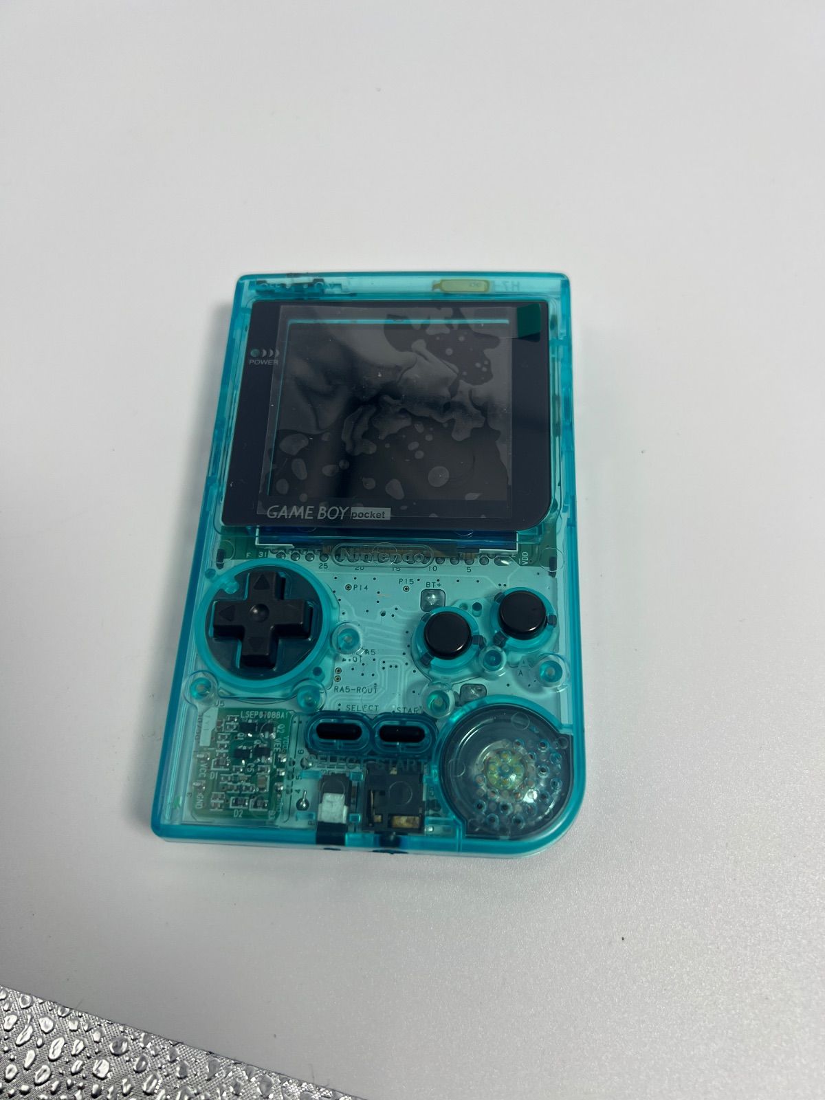 IPS液晶化 ゲームボーイポケット クリア ブルー本体