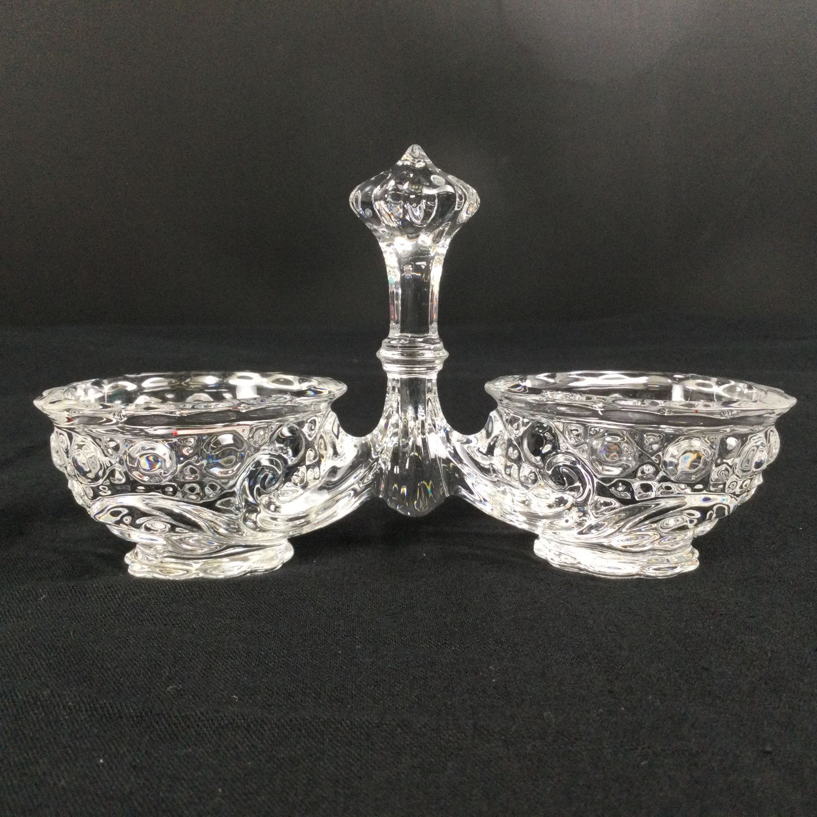 1309 Baccarat バカラ ソルト＆ペッパー ケース エッグ スタンド クリスタルガラス き