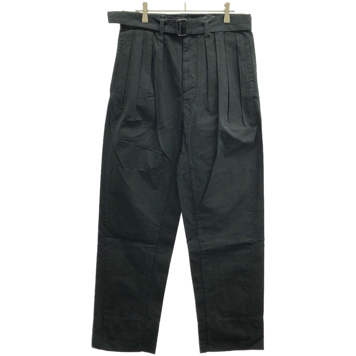 LEMAIRE ルメール 22SS 4PLEATS PANTS 4プリーツベルテッドパンツ X 