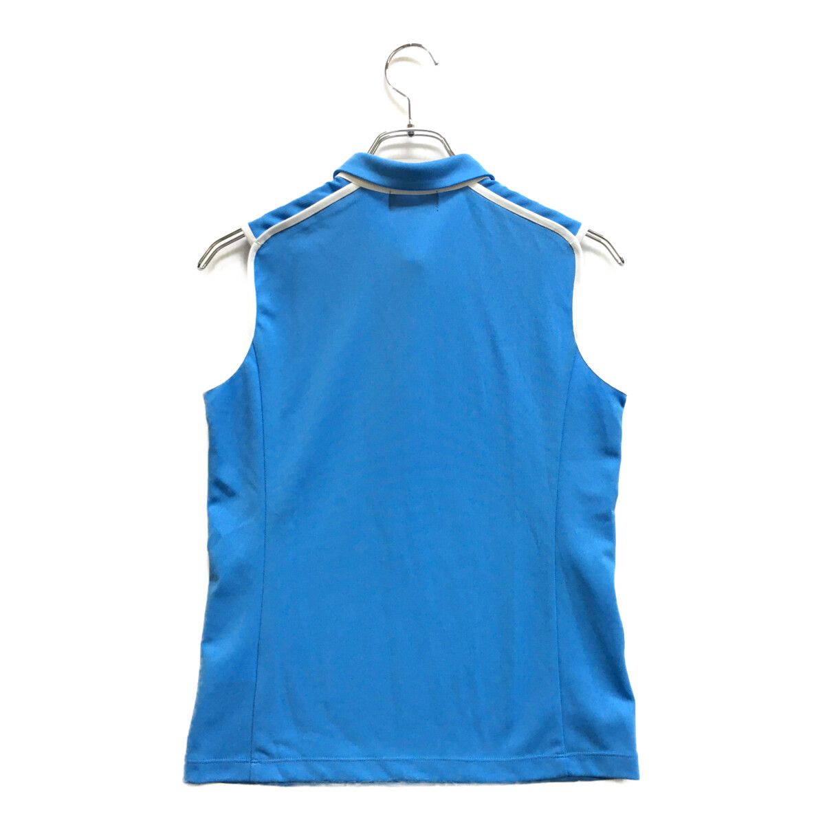 新品★未使用 ARCHIVIO 水色 ポロシャツ サイズ38 未使用品 レディース アルチビオ archivio ノースリーブ 38(M