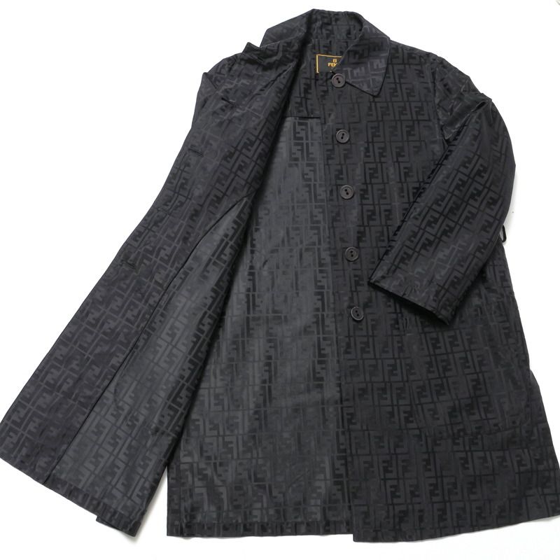 FENDI フェンディ ステンカラーコート【古着】【中古】【送料
