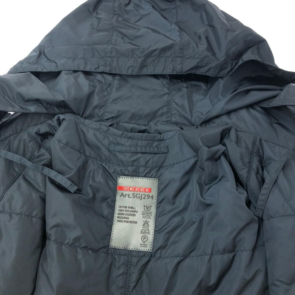 ◉定価35万円◉プラダ PRADA ナイロン コート ロング 中綿 サイズ　50 ◉定価35万円◉プラダ PRADA ナイロン コート ロング 中綿 サイズ 50