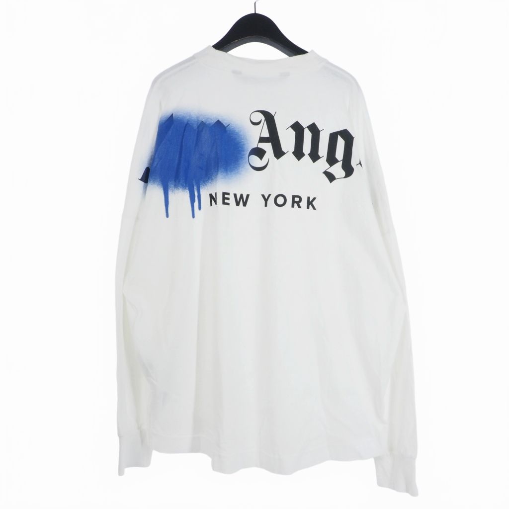 パームエンジェルス PALM ANGELS 21SS NEW YORK SPRAYED LOGO TEE