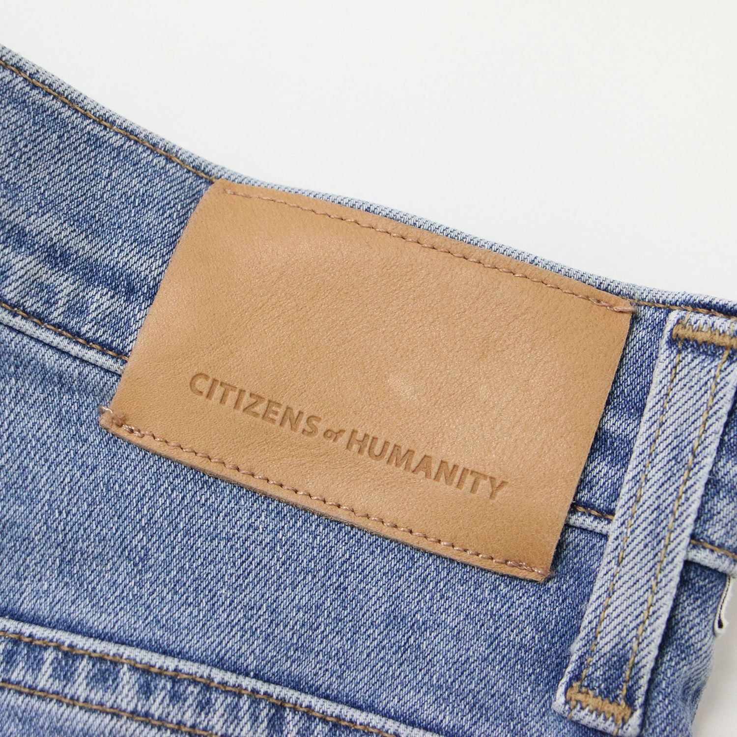 CITIZENS of HUMANITY シチズンズ オブ ヒューマニティ パンツ ブルー サイズ:23inc ミッドライズ スーパーフレア デニムパンツ CHLOE ストレッチ コットン USA製 ボトムス ジーンズ ジーパン【レディース】